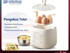 Masak Telur Mudah & Sempurna! Pengukus Telur Pintar SIMMO — Hanya RM9.90 🔥