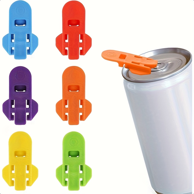 30-Piece Colored Manual Can Opener Set - Easy-grip design, durable plastic material, reusable or disposable, safe and reliable, suitable for soft drinks, beer, and aluminum cans, with built-in beverage separator, ideal for picnics, barbecues, camping, and family gatherings.